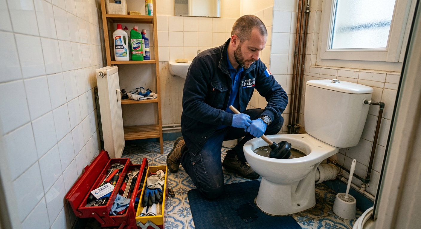 Débouchage WC en urgence par un plombier à Meudon 92